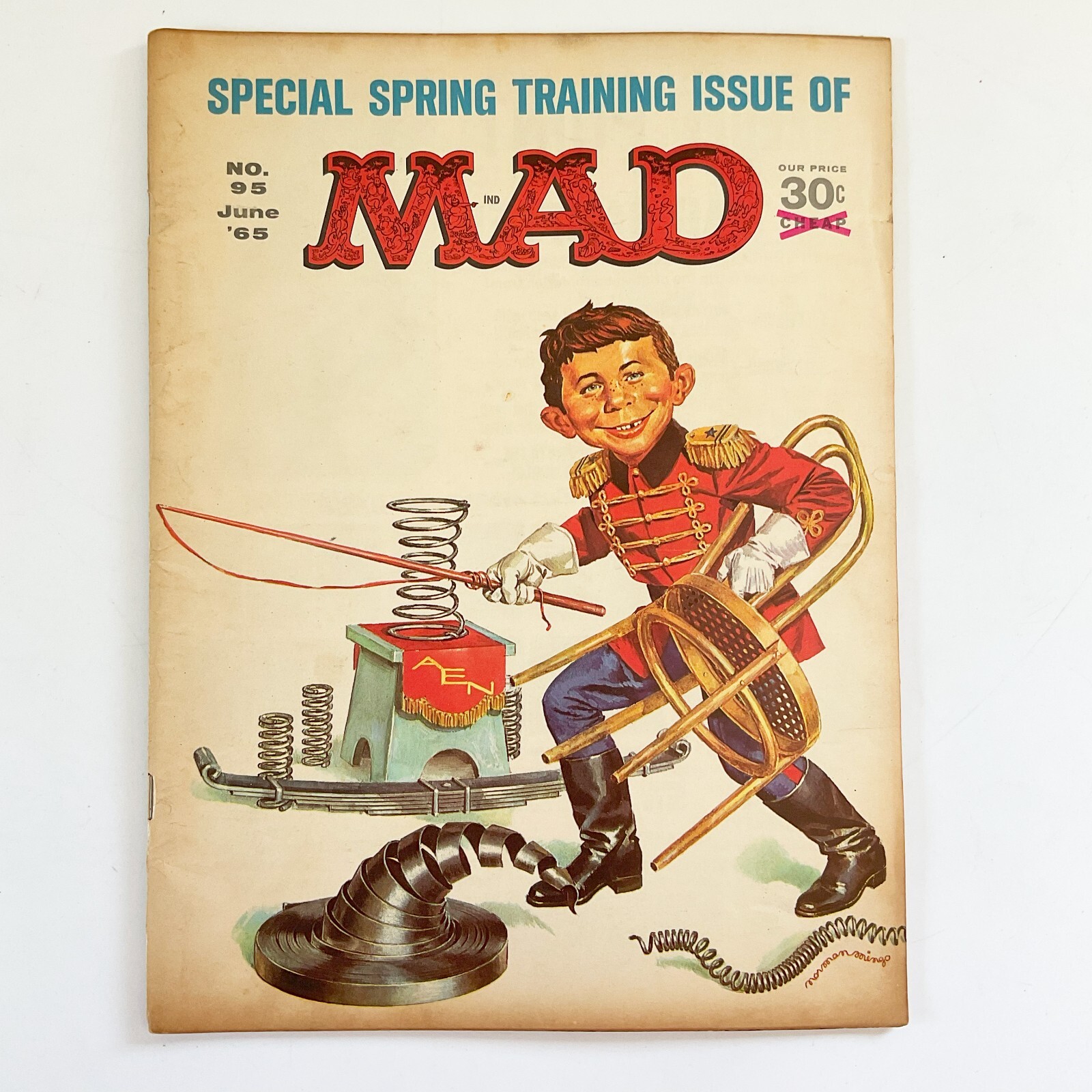 Mad Magazine June 1965 Special Spring Training Issue Number 95 eBay