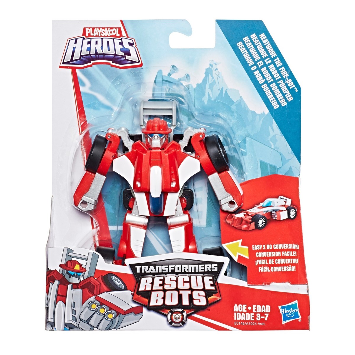 Playskool Heroes Transformers Rescue Bots Academy Hot Shot com o Melhor