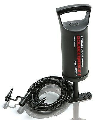 Intex Handpumpe Double Quick I für Luftbett Schlauchboot Matratze Pumpe  68612 