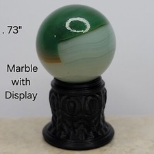 Glass Marble With Display Included lot 5309