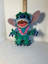 Stitch plush Disney dressed in Hawaiian outfit 9 1/2