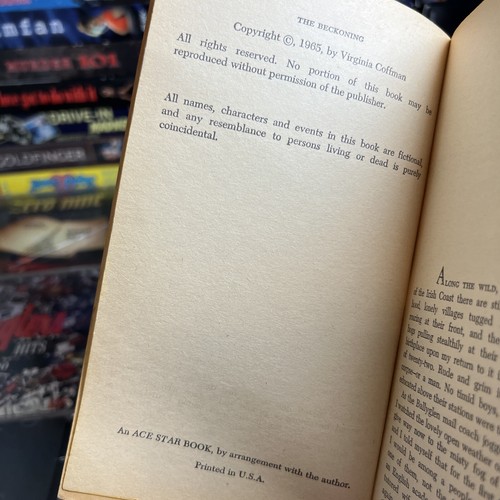 The Beckoning by Virginia Coffman 1965 Gothic Horror Romance Ace Star 1st Print - Bild 7 von 7