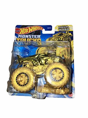 Hot Wheels Monster Truck 2023 1:64 Mega Wrex Rare GOLDEN 1/1 MEGA WREX HWR70 NEW