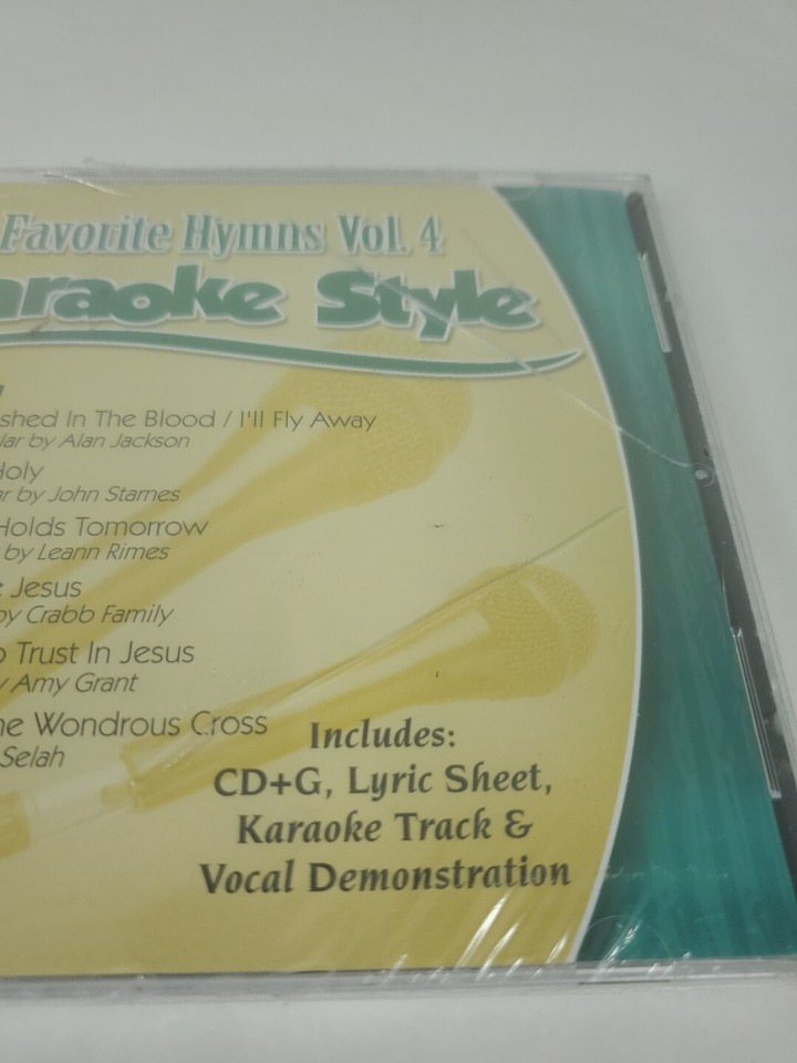 Favorite Hymns 4 Christian Karaoke Style.CD+G Daywind 6 Songs Cracked