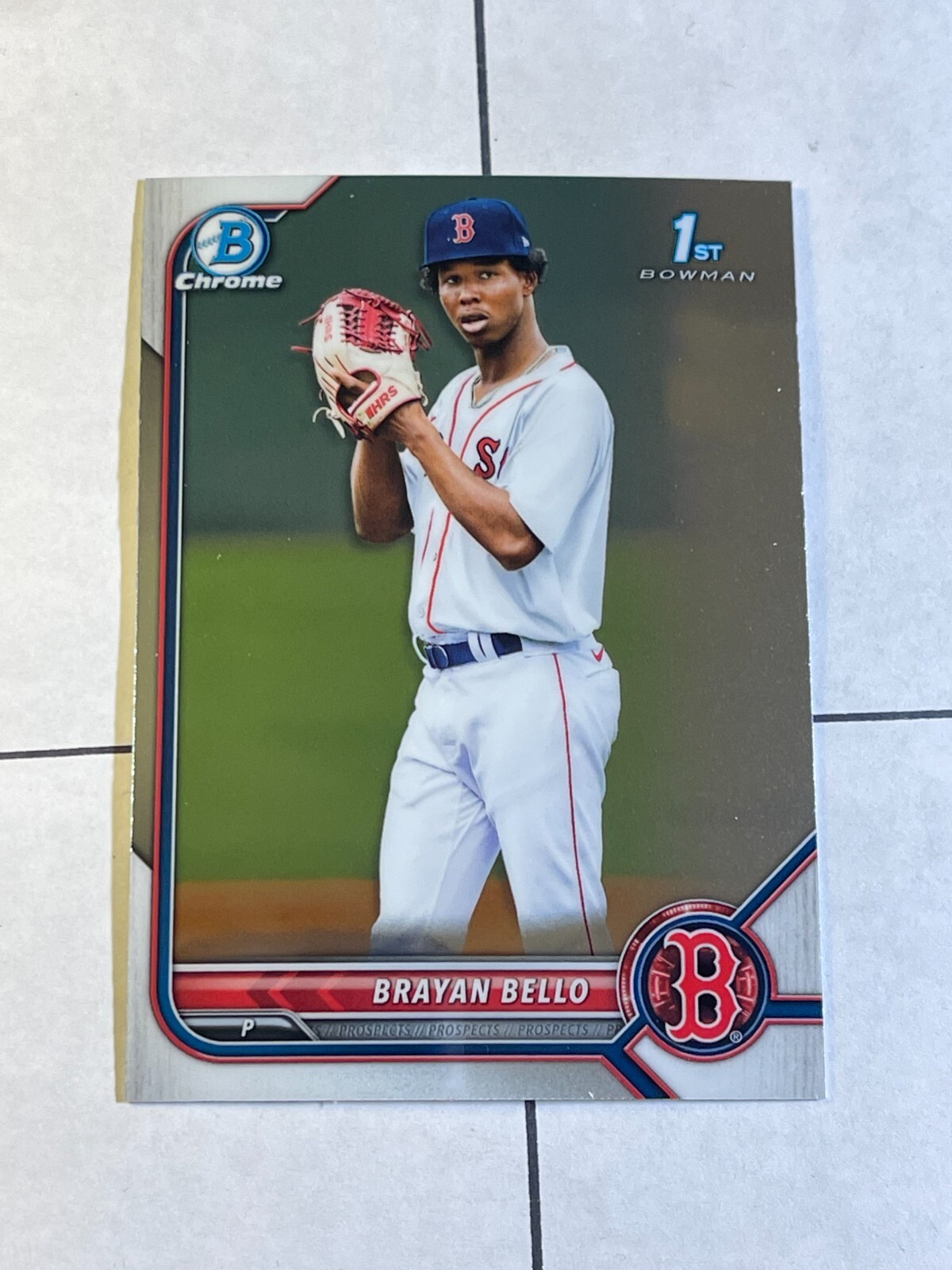 Brayan Bello 2022 Bowman Chrome Prospect #BCP-107 Boston Red Sox