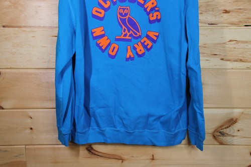 OVO October's Very Own Owl Knockout Blue and Orange Hoodie Adult Size XL - Picture 8 of 10