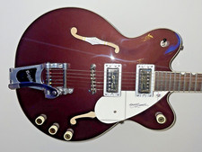 PSA/DNA George Harrison Signed Gretsch G2604T Oxblood Walnut Streamliner Guitar