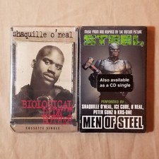 Shaquille O'Neal Ice Cube KRS-ONE Lot Cassette Single Cassingle NOT CD 12