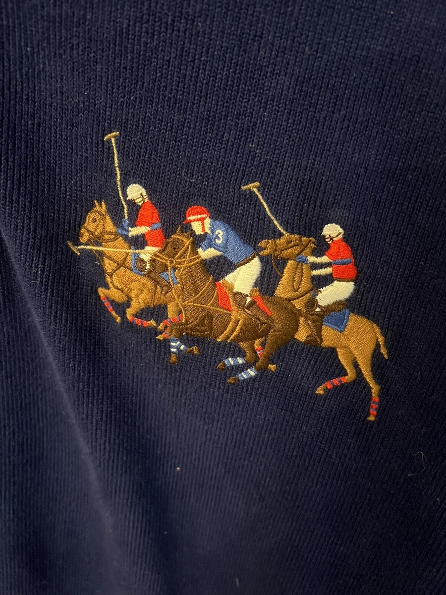Polo Ralph Lauren Big Pony Half Zip Sweater | eBay