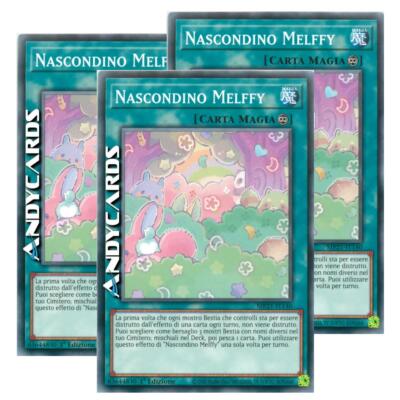 3x MELFFY VERSTECK (Melffy Hide-And-Seek)   Common   MP21 IT140   1Ed   YUGIOH