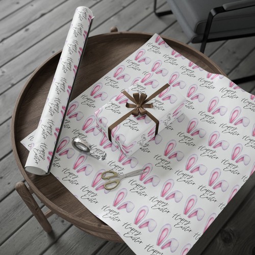 Charming Bunny Ears Easter Premium Eco-Friendly Decorative Gift Wrapping Paper - Picture 13 of 17