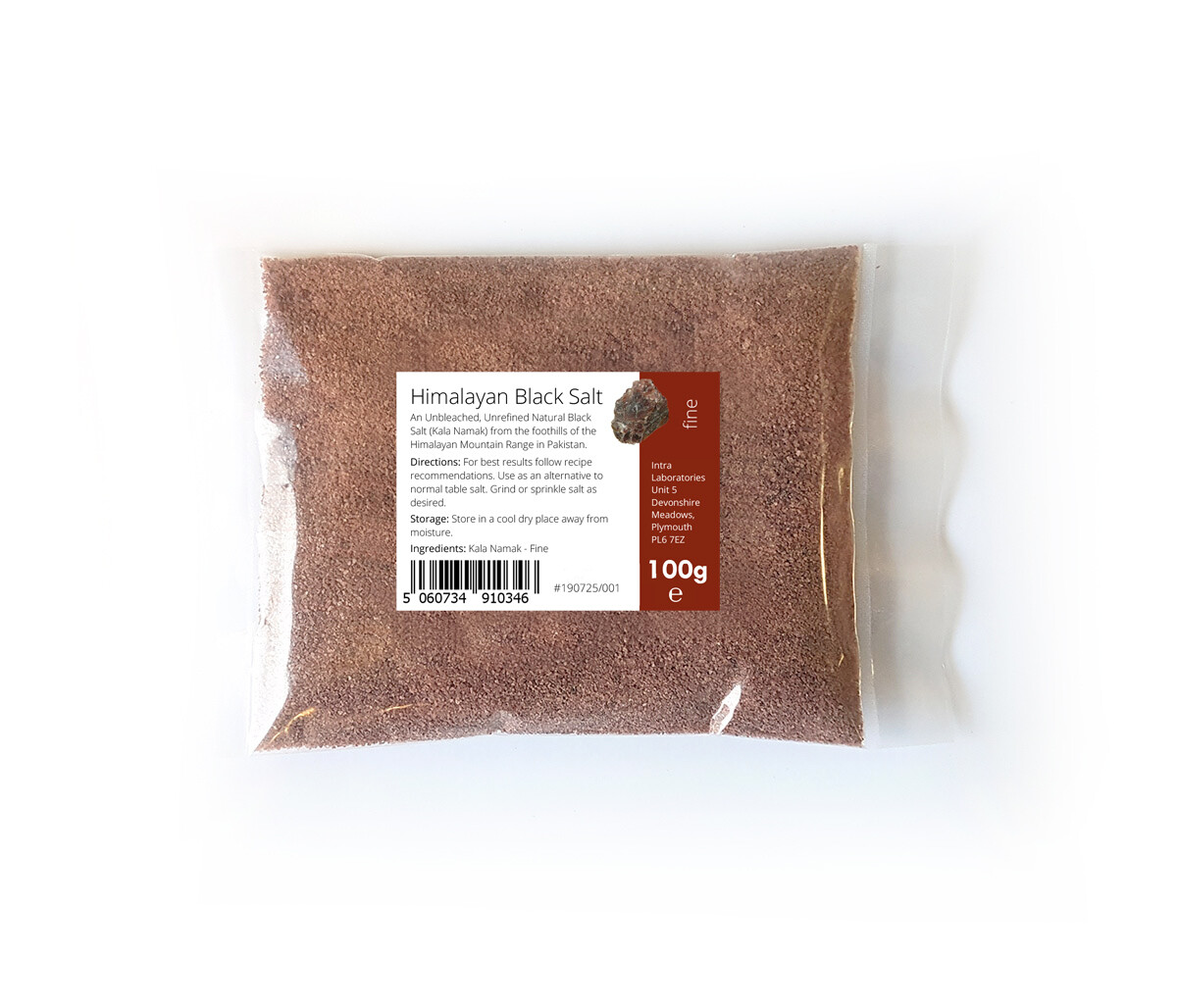 Pure Black Himalayan Salt 100g Fine Kala Namak  Natural Organic Food Grade