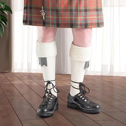 Claymore Imports New Piper Style Kilt Hose, Scottish kilt hose socks for Men - 第 23/43 張圖片