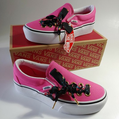 van slip on pink