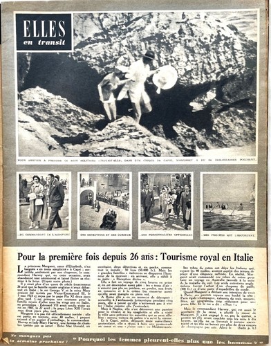ELLE Magazine n° 181 du 16 Mai 1949 ancienne revue de mode Spécial été 1949 - Foto 2 di 6