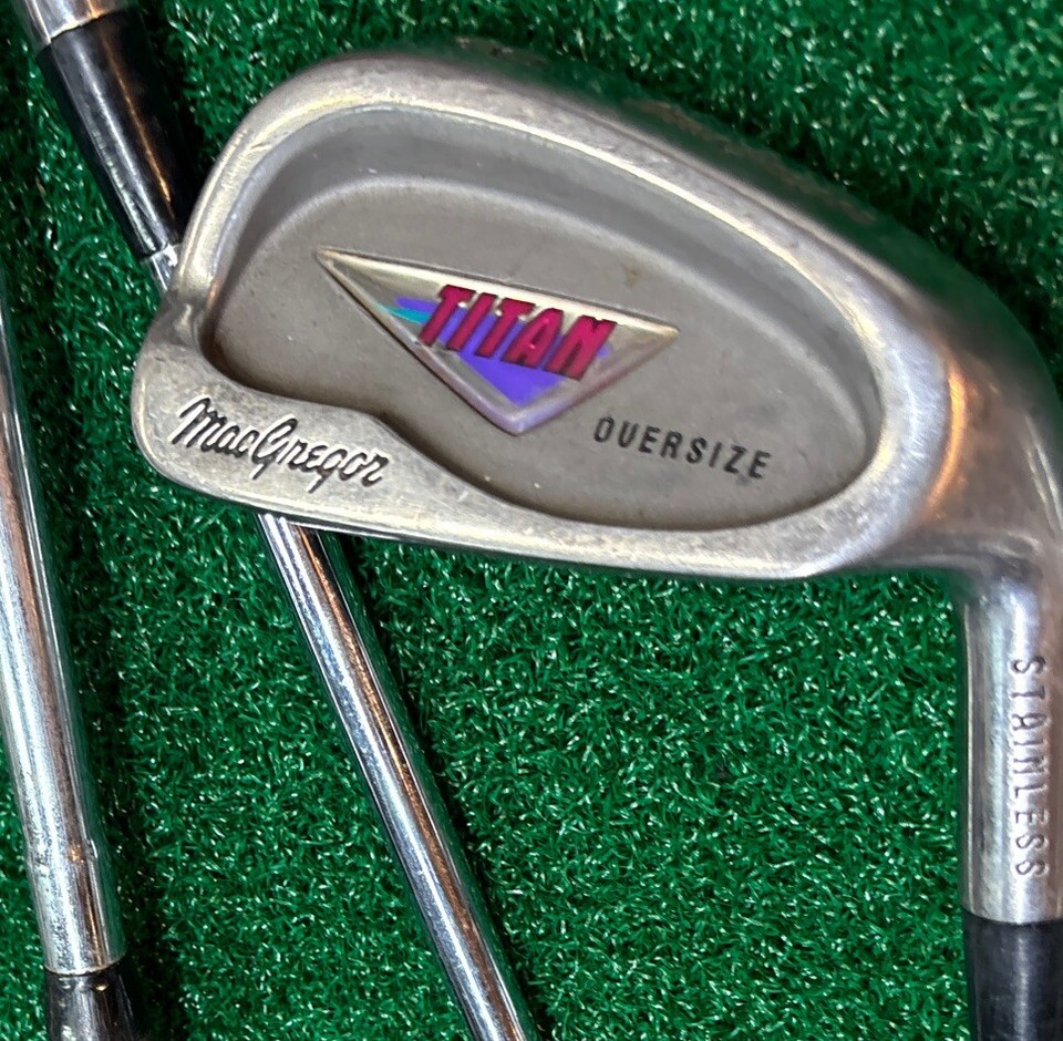 Set De Fers De Golf MacGregor VIP Oversize Plus 3-9, PW - Droitier - Occasion Bon état