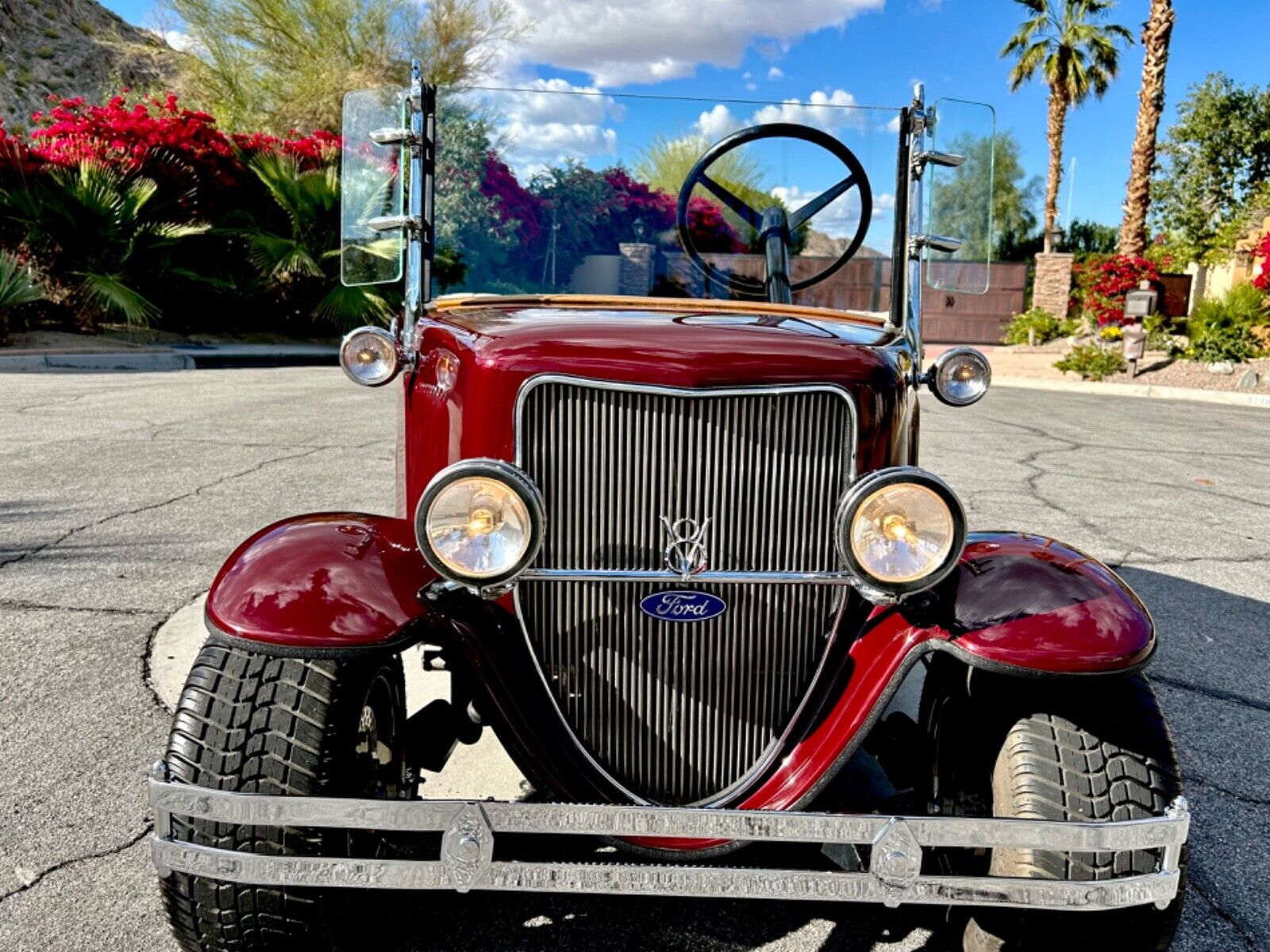 1934 Hot Rod Replica Golf Cart.New tires, stereo, headlights.