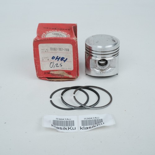 NOS Honda CB100 CL100 SL100 .25 Oversize Piston Ring Set for 1 Piston