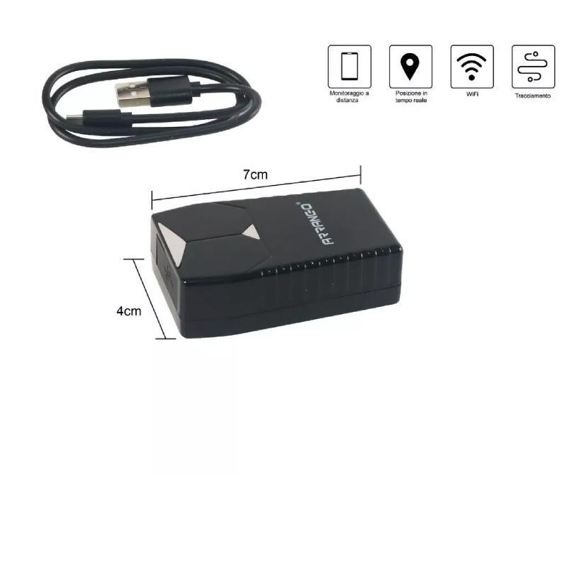 MINI LOCALIZZATORE GPS PORTATILE MONITORAGGIO TRACCIAMENTO POSIZIONE A DISTANZA