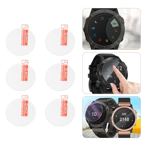 6 PCS Protective Film for Watch Screen Protector Guard Se Round Tempered Glass - 第 7/12 張圖片
