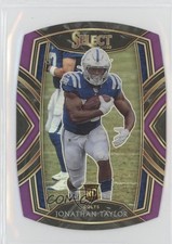 2020 Panini Select Club Level Purple Prizm Die-Cut Jonathan Taylor #253 7sd