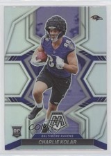 2022 Panini Mosaic Rookies Silver Prizm Charlie Kolar #363 0a3