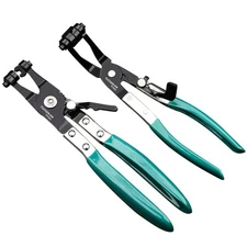 New Angled Swivel Jaw Locking Car Pipe Hose Clamp Pliers Fuel Coolant Clip