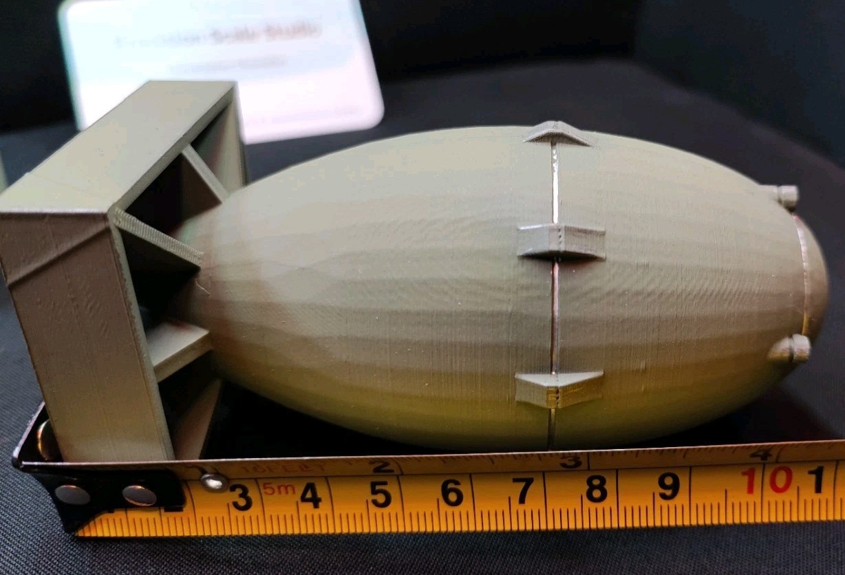 1/14 Scale WW2 Fat Man & Little Boy Atomic Bomb Model,3D Printed & Hand ...
