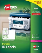 AVERY - AVE6578 - Permanent Durable I.D. Labe...