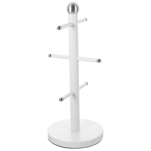 Iron Cup Holder Tree Mug Organizer Stand Hanging Coffee Rack Countertop