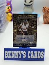 2023 Panini Obsidian Football Gold Electric Etch Auto 3/10 RC Roschon Johnson