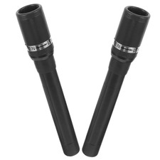 2 Pcs Billiards Pool Extension Golf Putter Shaft Cue End Lengthener