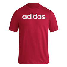 adidas Essentials Single Jersey Linear Embroidered Logo T-Shirt Mens Size S Cas