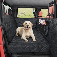 XL Dog Car Seat Cover for Back Seat Hard Bottom Holds 420 lbs Waterproof  Mach