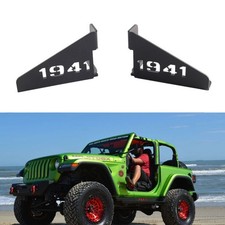 2pz Pedaliera Acciaio Piedini Cerniera Porta Pedale per Jeep Wrangler JK JL 2007-2021