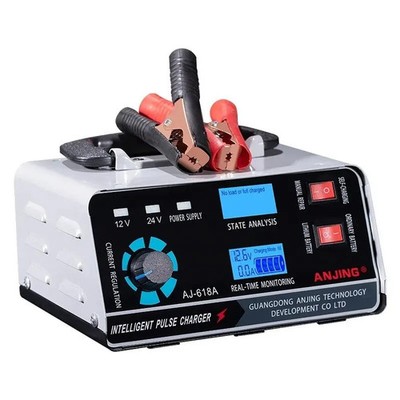 400W Battery Charger 12V/24V Car Battery Charger Trickle Smart Pulse Repair New