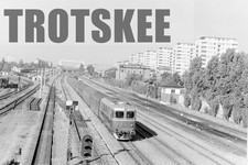 35mm Negative CFR Romania Railways Diesel Loco 060 DA 014 c1968