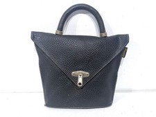 Ancien Sac à main Cuir Femme Vintage costume d'époque année 1980 Paquetage Paris