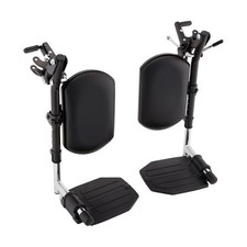 Adjustable Wheelchair Legrest with Swing-Away Footrest Tool-Free Assembly