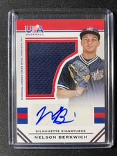 2017 Panini USA Stars & Stripes Nelson Berkwich Autographed Jersey #/49!!!