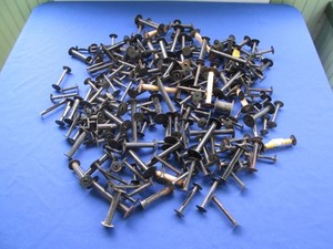 LARGE GROUP Vintage Metal Film Take Up Spools Mixed Group As-Is Kodak Ansco +