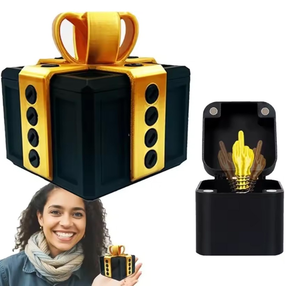 The Annoying Present Gift Box with Screws Prank Surprise Pop-Up Funny Gifts