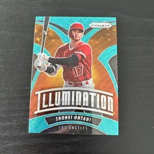 2020 Panini Prizm Illumination Shohei Ohtani #I-11 Teal Wave Prizm