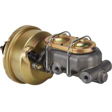 7-inch Brake Booster Master Cylinder Combo 1 Bore Zinc-plated Steel 7-inch Brake Booster Master Cylinder Combo 1 Bore Zinc-plated Steel