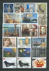 3 ) PORTUGAL 1970/98 : ALBUM PAGE WITH DIFFERENT COMMEMORATIVE USED STAMPS THEMA