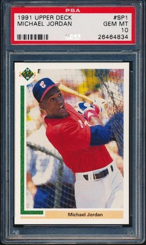 1991 UPPER DECK #SP 1 MICHAEL JORDAN HOF RC ROOKIE CARD PSA 10 GEM MINT 26464834