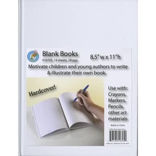 Hardcover Blank Book Portrait 8-3/8 x 11"