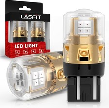 2pcs LED Bulbs Red Brake Light Bulb Tail Lights, Super Bright Red 7443