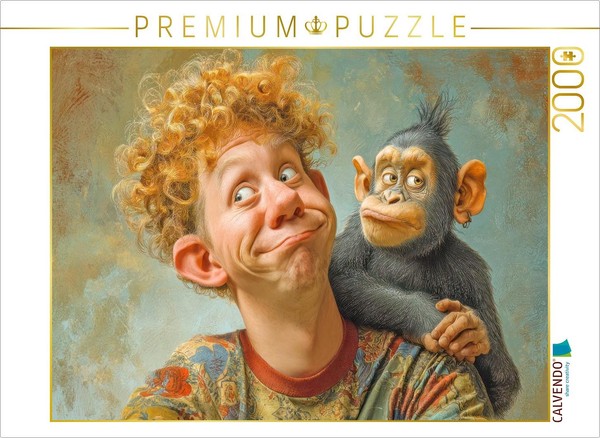 Calvendo Puzzle Humorous Cartoons | 2000 Pieces, Finished Size 35.4 × 26.4 In (9-image