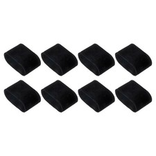 8Pcs Watch Display Pillow, 2.8x1.7x1.2 Inch Flannelette Bracelet Pillows, Black
